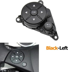 Mercedes-Benz C-CLASS W204 / E-CLASS W212 Complete Steering Wheel Switch Set Brown-Round for W204 and W214 Models - Left Hand 2048210351 and Right Hand 2048210451 Options Available Tag-SW-96