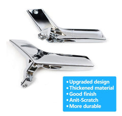 Door Lock Handle Compatible with Mercedes C Class Door Lock Handle C Class W204 2007-2016 Chrome (set of 2)