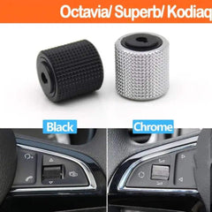 Steering wheel keys Black 5E0919719C-1 Compatible With Skoda Octavia Superb Yeti Citigo SCALA KAMIQ MissionL