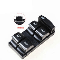 Audi A6 4F 10 Pin Window Black Switch Compatible with Q7 4F0959851H 4F0959851H5PR Tag-SW-11