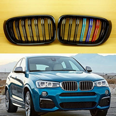 Front Bumper Grill Compatible With Bmw X3 F25 2014-2018 Front Bumper Grill M Colour