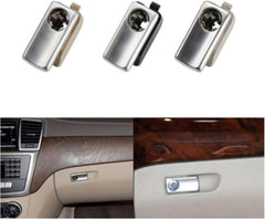 Dashboard Glove box switch handle Model A 1666800491 Brown & Chrome Silver Compatible with Mercedes & Mercedes Benz GLS W166