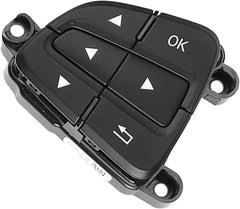 Mercedes-Benz 166/218 Complete Steering Wheel Switch Set (Black-Square) for W166, W156, W246, GLE, and B-Class - Left Hand 0999050600 and Right Hand 0999050700 Options Available Tag-SW-90