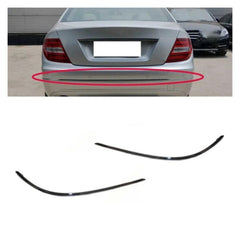 Rear Bumper Chrome Left 2048850921 & Right 2048851021 Compatible With Mercedes Benz C-Class (W204) (2007-2010) Tag No.282