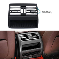 Ac Vent Compatible With Bmw 5 Series F10 2010-2017 Ac Vent Ac Grill Chrome Black Rear 64229172167