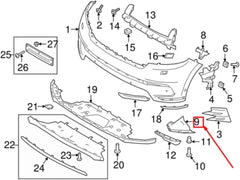 Air Duct Cooling Vents Right LR095012 & Left LR095013 Compatible With Land Rover Range Rover Velar - L560 (2017-2024)