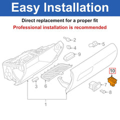 Steering Wheel Trunk Switch 61319200316 Compatible with BMW 1 Series F20 & 3 Series F30 & 5 Series F10, X1 E84 Tag-SW-81