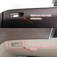 Dashboard Glove box switch handle Model A Beige & Chrome Silver 1666800491 Compatible with Mercedes Benz GLS W166