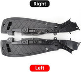 Front Seat Side Bracket Track Panel Black 52107317459 & 52107317458 Compatible With BMW 5/7/X5/X6 Series F10 F07 G30 G32 F01 F02 G11 G12 F15 F16 F85 F90