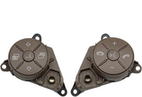 Enhanced Control: Genuine Mercedes-Benz 164/251 Complete Steering Wheel Switch Set (Brown-Round) for M-Class W164 & R-Class W251 Left 1648700558 & Right 1648700658 Tag-SW-87