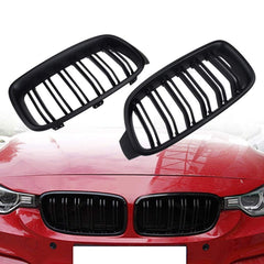 Grill Compatible With Bmw 3 Series Grill F30 M3 Style Kidney Grill Grille Bumper Grill 2012-2018 Glossy Black