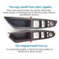 Door Handle Compatible with BMW 5 Series Door Handle 5 Series F10 2010-2017 Pull Black