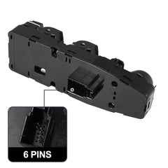 BMW 5 Series F10,F06, F07 & X3 F25 6 Pin  Electric Power Window Black Switch 61319241955 Tag-SW-05