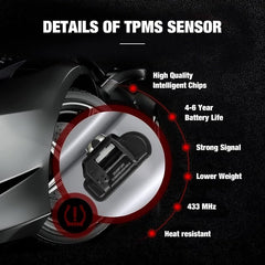 Tire Pressure Sensor Compatible With Mercedes A Class 176 B Class W246 C Class W204 W205 E Class W212 Cla W117 Gla W156 Ml Gl Gle Gls W164 W166 06-20 Glc W253 Tire Pressure Sensor 0009050030