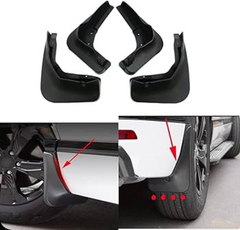 Mud Flap Set (Set of 4) Compatible With Audi Q7 (2007-15) Tag 174