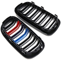 Front Bumper Grill Compatible With Bmw X5 F15 2014-2018 X6 F16 2015-2019 Front Bumper Grill M Colour