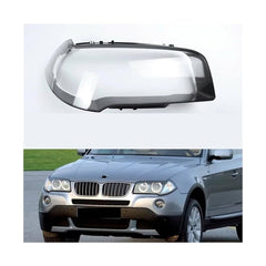 Headlight Glass Set Compatible With BMW X3 (E83) (2003-2010)