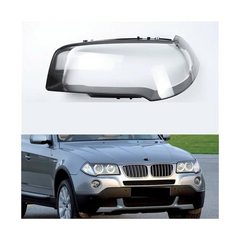 Headlight Glass Set Compatible With BMW X3 (E83) (2003-2010)