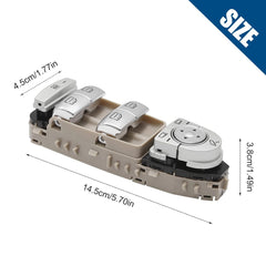 MERCEDES Benz S-CLASS W222 P.W Biege Switch 3-pin 2059056811 Tag-SW-07