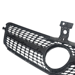 Front Bumper Grill Compatible With Mercedes Benz C Class W204 2007-2014 Front Bumper Grill W204 Grill Diamond Black