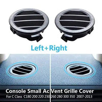 Console Small Ac Vent Grille Cover Black 20468067879116 20468068879116 Compatible With Mercedes C Class W204 2007 2011