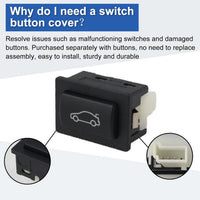 Steering Wheel Trunk Switch 61319200316 61316921846 Compatible with BMW 1 Series F20 & 3 Series F30 & 5 Series F10, X1 E84 Tag-SW-81
