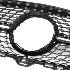Front Bumper Grill Compatible With Mercedes Benz E Class W213 2016-2021 Front Bumper Grill W213 Grill Diamond Black