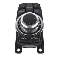 Silver CIC iDrive Multimedia Trims Control Button Cover 65829206446-4 Compatibe With BMW 5 Series F07 F10 & 7 Series (F01 F02 F03 F04) & X3 F25