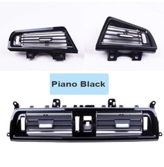 Ac Vent Compatible With Bmw 5 Series F10 2010-2017 6 Series F12 2012-2016 Ac Vent Ac Grill Glossy Black Front Set 64229166885 6422916688 64229166 888