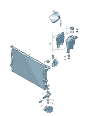Coolant Bottle 8K0121403G 8K0121403AC 8K0121403H 8K0121403Q 8K0121403T For AUDI A4 B8 Q5 Tag-B-44