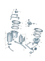 Fuel Pump Control Module 4F0906093L 4F0906093G 4F0906093C 4F0906093B Compatible with AUDI A6 4F Tag-FR-02