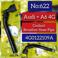 Coolant Breather Hose Pipe 4G0122109A Compatible With AUDI A6 & A7 Sportback (4GA, 4GF) | A7 / S7 Tag No.622