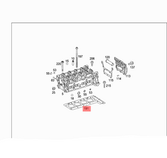 Engine Cylinder Head Gasket 529.530 6510160800 Compatible With Mercedes-Benz A-CLASS (W176) B-CLASS (W246, W242) C-CLASS (W204, W205) CLA/CLS (C117, C218) E-CLASS (W212) GLA-CLASS (X156) GLC/GLE (X253, W166) M-CLASS (W166)V-CLASS (W447) |VALENTE