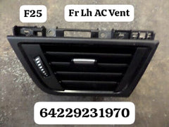 BMW X3 F25 Black AC Vent Grille Assembly Right 64229231995 Left 64229231970 Center 64229218552