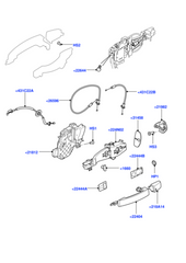 Front Left Door Lock Actuator Latch LR011277 Compatible With LAND ROVER DISCOVERY IV (L319) | LR4 & FREELANDER 2 (L359) | LR2 & RANGE ROVER EVOQUE (L538) & RANGE ROVER SPORT I (L320)