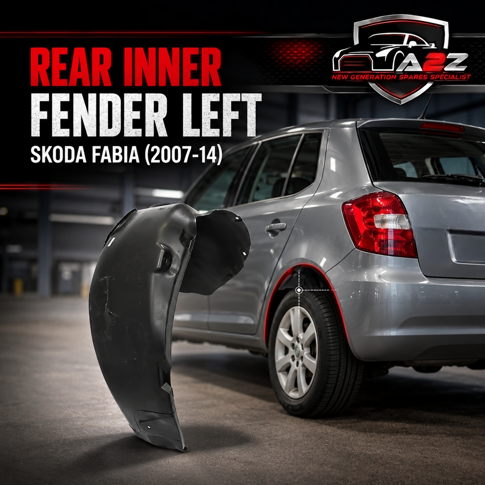 Rear Inner Fender Left 5J0810971 Compatible With Skoda Fabia (2007-14)