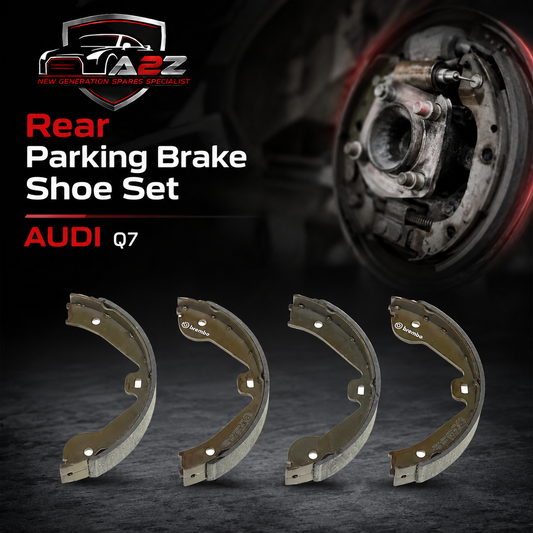 Rear Parking Brake Shoe Set 1644200620 7L698525 Compatible With AUDI Q7 (4LB) & MERCEDES-BENZ GL-CLASS (X164) & M-CLASS (W164) & R-CLASS (W251, V251) & VW TOUAREG (7LA, 7L6, 7L7)