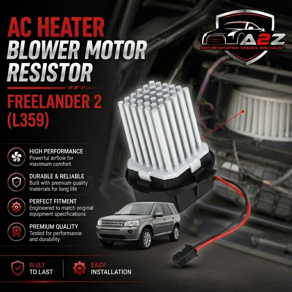 AC Heater Blower Motor Resistor LR002685 Compatible with FREELANDER 2 (L359) | LR2 RANGE ROVER EVOQUE (L538)