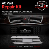 Front Left AC Conditioner Air Vent Grill Outlet Tab Clip Repair Kit 2128303354 Compatible With MERCEDES BENZ E-CLASS W212 Tag-ACR-15