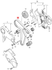 TIMING BELT CT1139 03L109119C Compatible With VW JETTA IV (162, 163, AV3, AV2) | JETTA / CLASICO | VENTO, POLO V (6R1, 6C1) (CONTINENTAL)