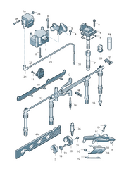 Ignition Coil 06A905115D Compatible With SKODA OCTAVIA I (1U2) & OCTAVIA I Combi (1U5)