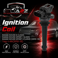 Ignition Coil LR010687 Compatible With RANGE ROVER III (L322) RANGE ROVER SPORT I (L320) RANGE ROVER SPORT II (L494) (2010-16)