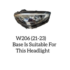 HeadLight Base Compatible With Mercedes Benz W206 (2021-2023) Tag No.111