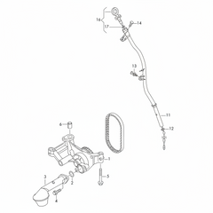 Timing Belt CT1204 03L115264 Compatible With SKODA OCTAVIA II (1Z3) | LAURA (CONTINENTAL)