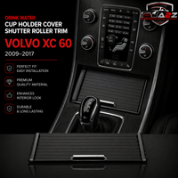 Black Central Console Drink Water Cup Holder Cover Shutter Roller Trim 39868873 Compatible With VOLVO XC60