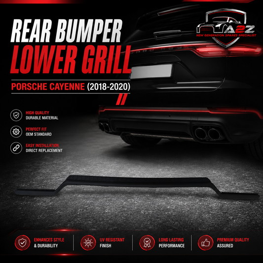 Rear Bumper Lower Grill 9Y0807649 Compatible With Porsche Cayenne (2018-2020) Tag No.514