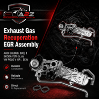 Exhaust Gas Recuperation EGR Assembly 03L131512CE Compatible With AUDI Q3 (8UB, 8UG) & SKODA YETI (5L) & VW POLO V (6R1, 6C1)