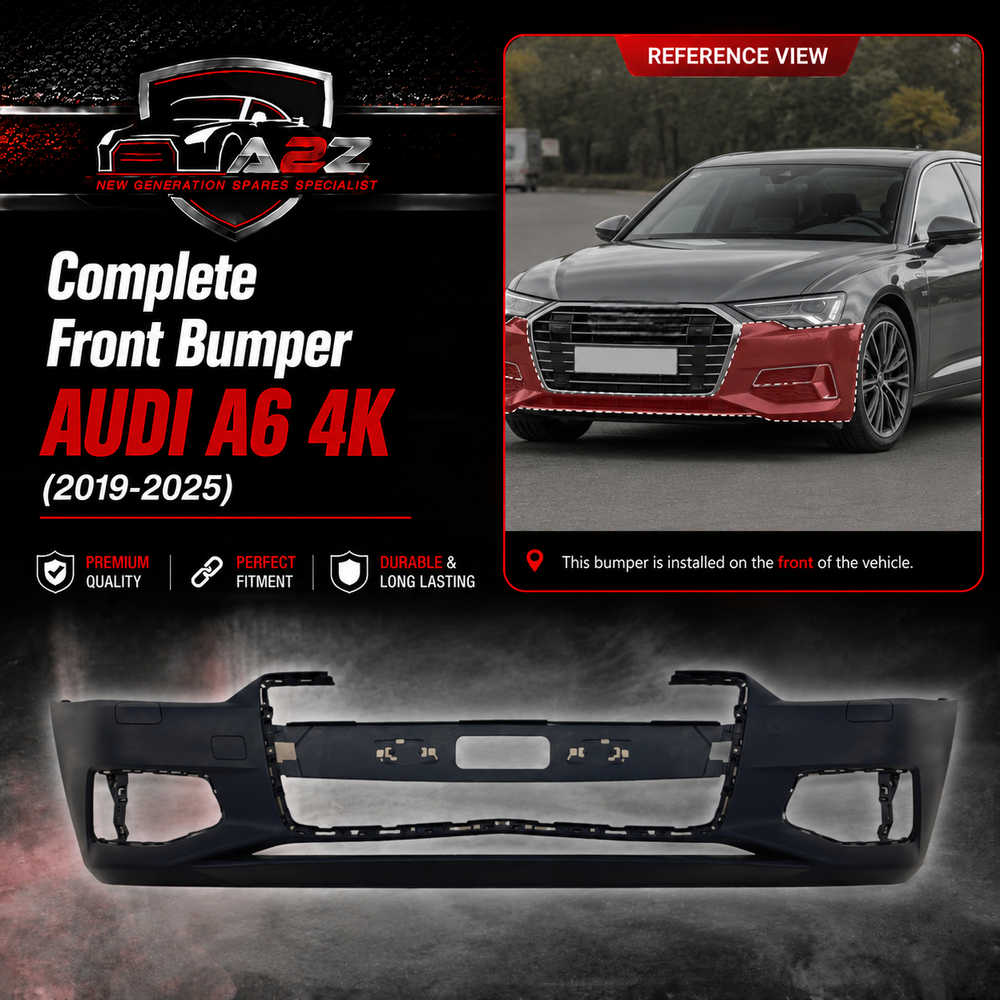 Complete Front Bumper 4KD807065 Compatible With AUDI A6 4K (2019-2025) Tag No.40