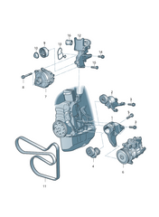 Multi Rib Belt 6PK1693 03F260849A Compatible With SKODA POLO V (6R1, 6C1) (CONTINENTAL)