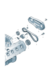 Timing Belt CT1194 057109119K Compatible With AUDI A8 D4 (4H2, 4H8, 4HC, 4HL) | A8 / S8 | A8L, Q7 (4LB) (CONTINENTAL)